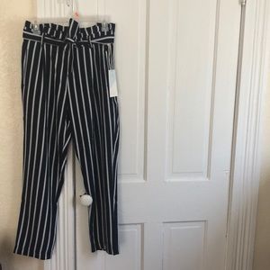 Striped slacks